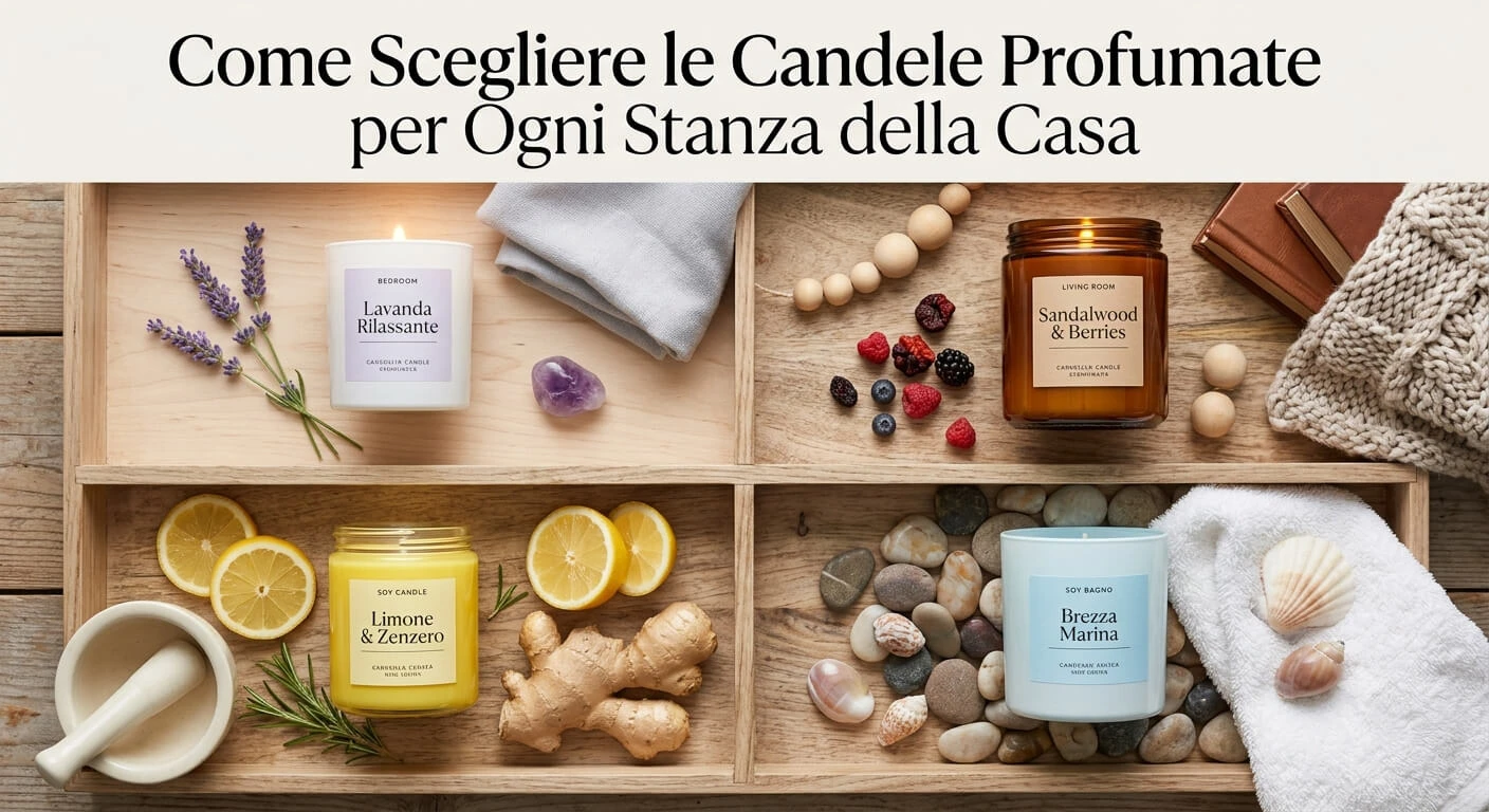 Come Scegliere le Candele Profumate per Ogni Stanza della Casa