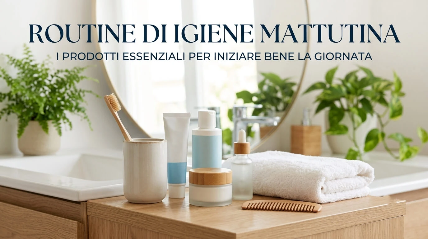 Routine di Igiene Mattutina: i Prodotti Essenziali per Iniziare Bene la Giornata