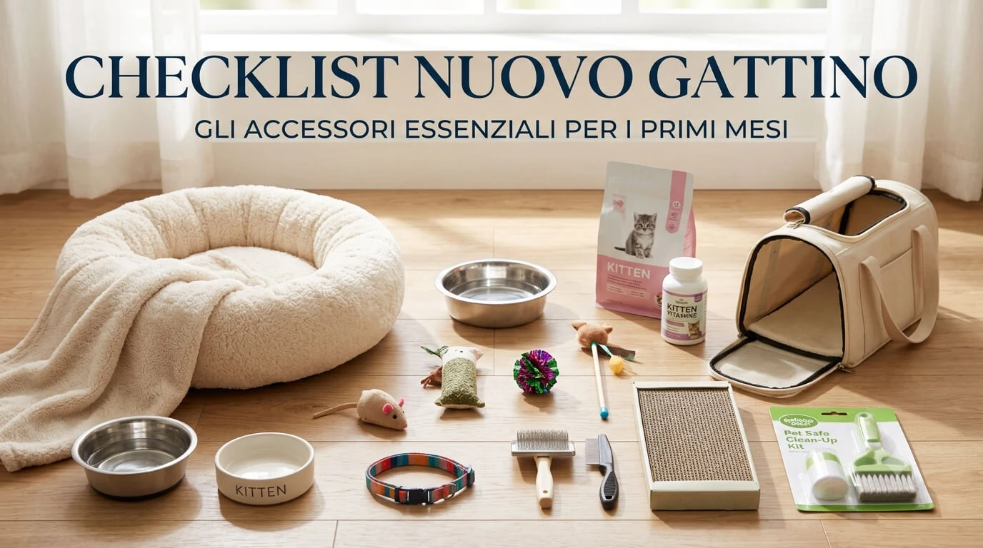 Checklist Nuovo Gattino: gli Accessori Essenziali per i Primi Mesi