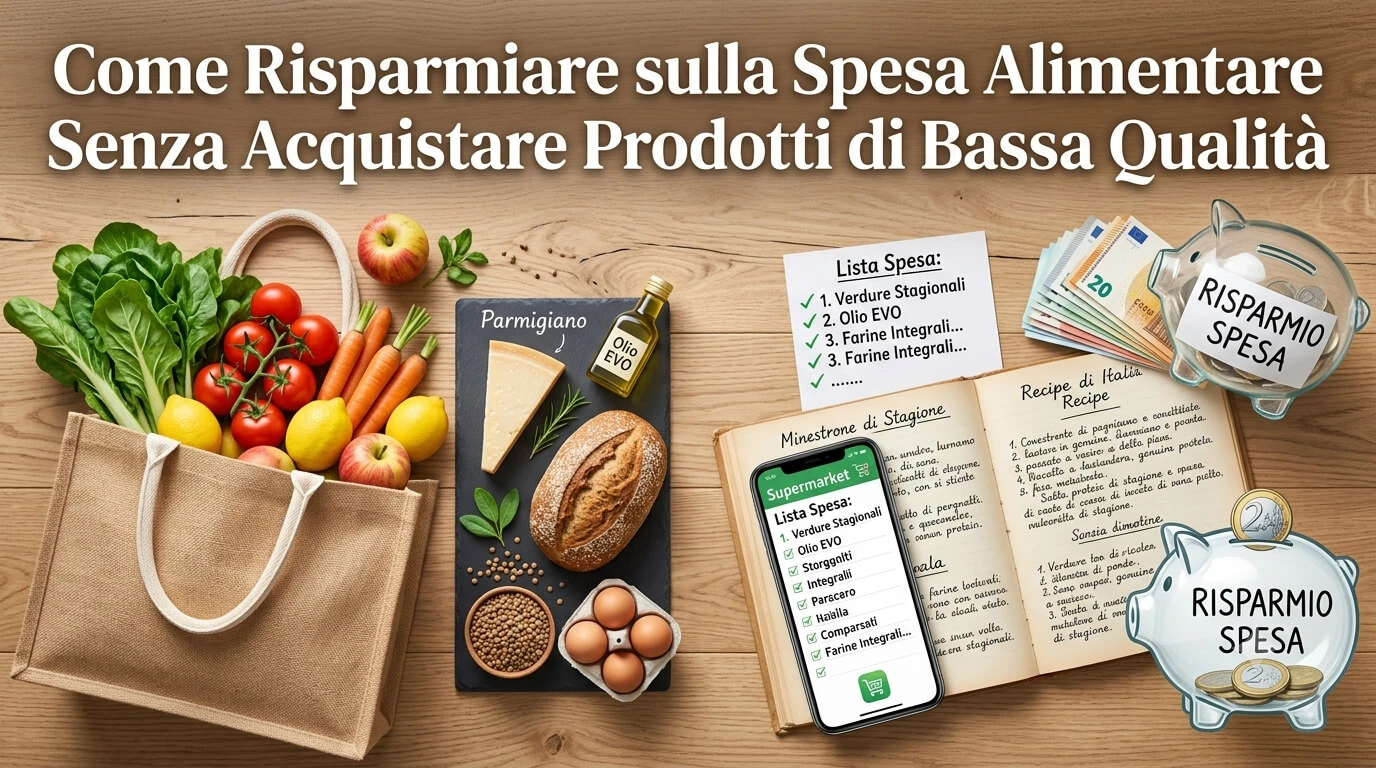 Come Risparmiare sulla Spesa Alimentare Senza Acquistare Prodotti di Bassa Qualità