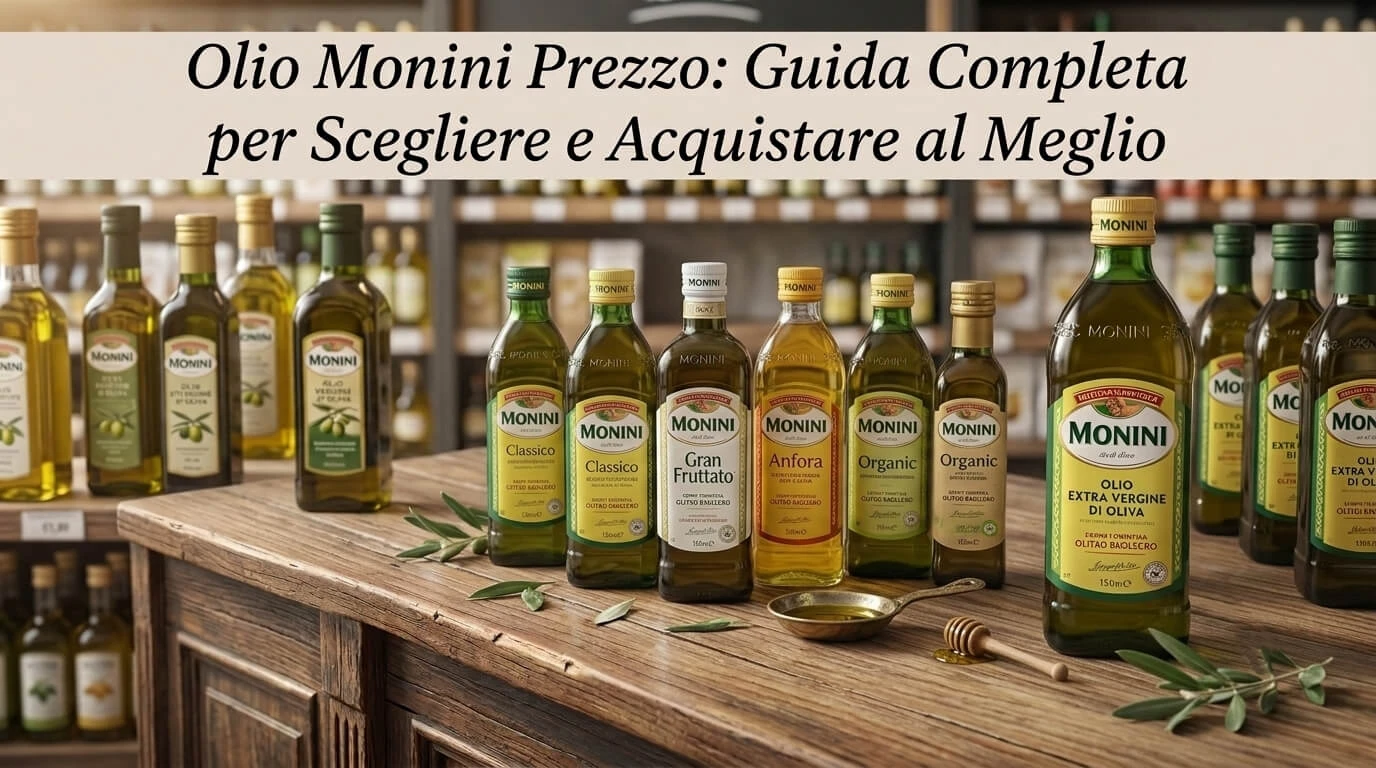 Olio Monini Prezzo: Guida Completa per Scegliere e Acquistare al Meglio